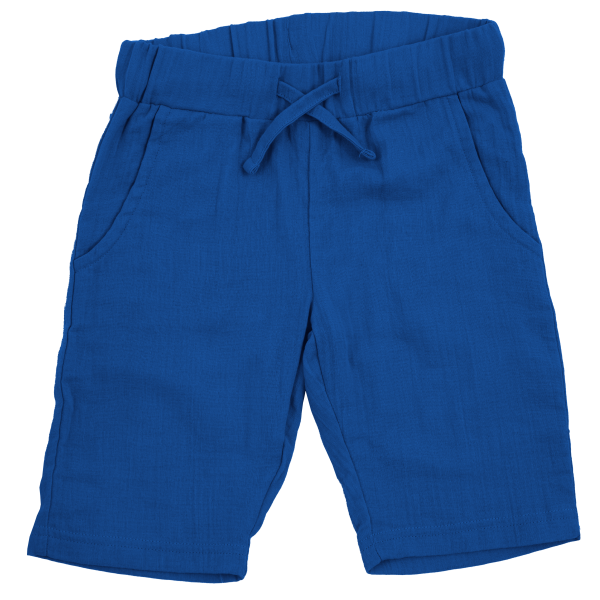 Maxomorra Bermuda Shorts Musselin dunkelblau