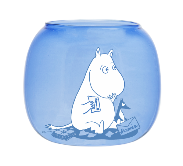 Muurla Teelichthalter Mumin blau