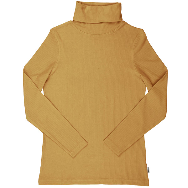 Meyadey Rollkragen Shirt Rib Adult gelb Honeycomb