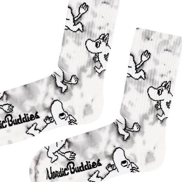 Socken Mumin Batik grau weiß Active Crew Gr. 36-42