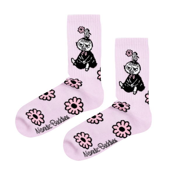 Socken Kleine My Flowers Rosa Tennis Socken Gr. 36-42