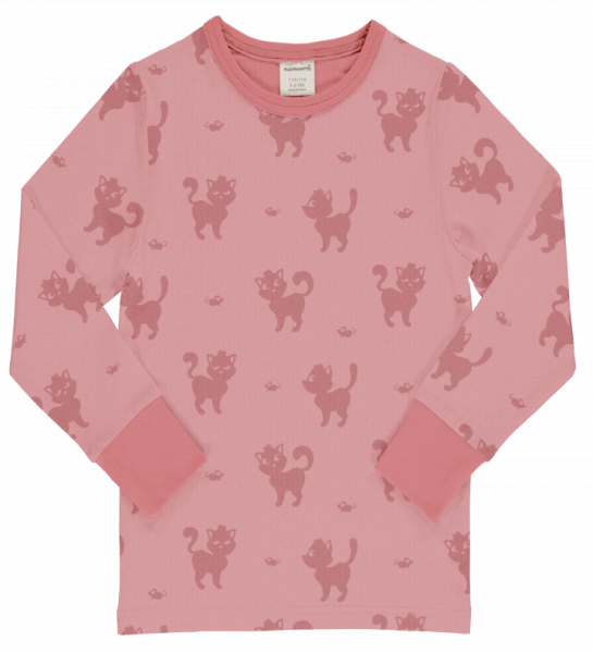 Langarmshirt Cat Mono - Maxomorra