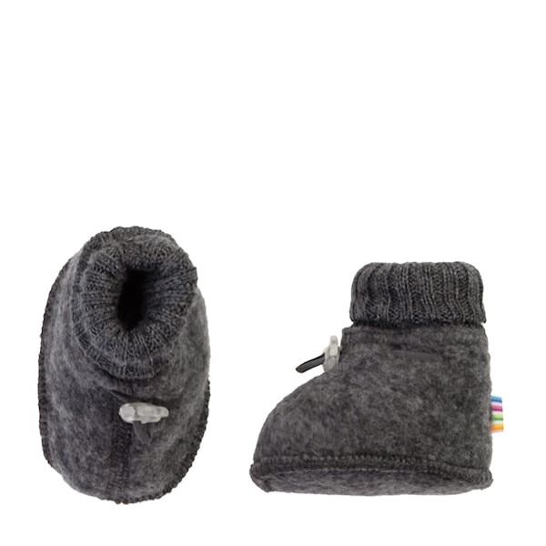 Babyschuhe Wollfleece Grau