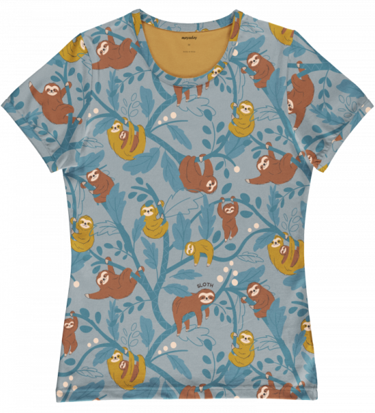 Meyadey T-Shirt Woman Faultiere