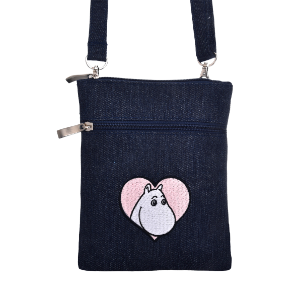 Nordic Buddies Moomin Mumin kleine Umhängetasche Denim
