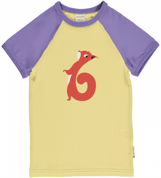 T-Shirt Geburtstag 6 Eichhörnchen - Maxomorra