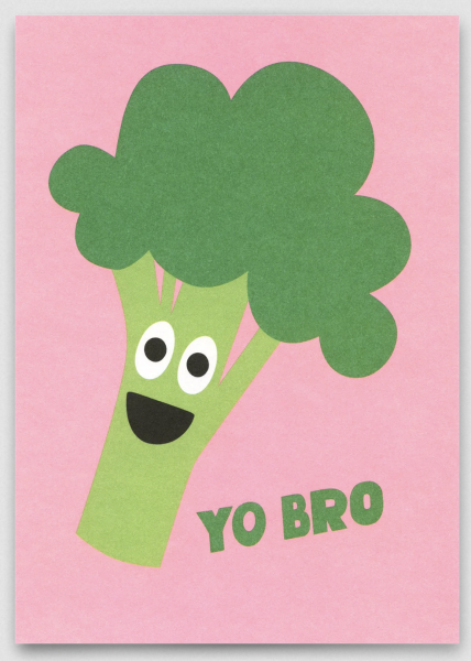 Postkarte Yo Bro - Deli Cards