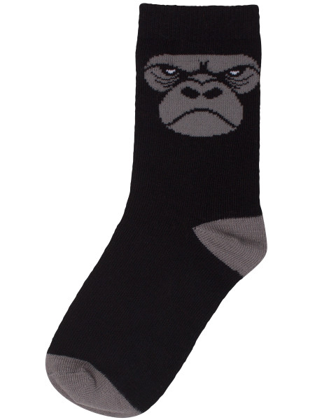 DYR Socken Gorilla schwarz
