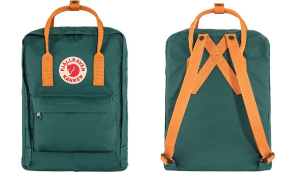 Fjällräven Kånken Rucksack Arctic Green Spicy Orange