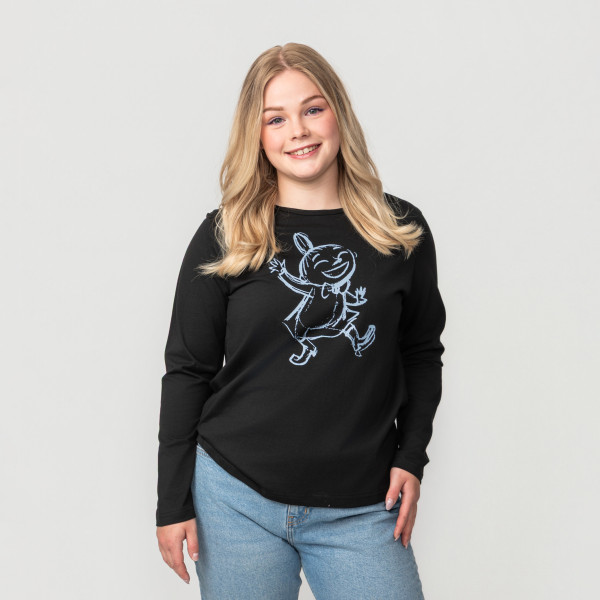 Langarmshirt Mumin 'Elena Kleine My Sketch'