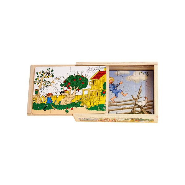 Holzpuzzle Astrid Lindgren 4er Set