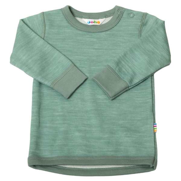 Joha Langarmshirt Wolle grün
