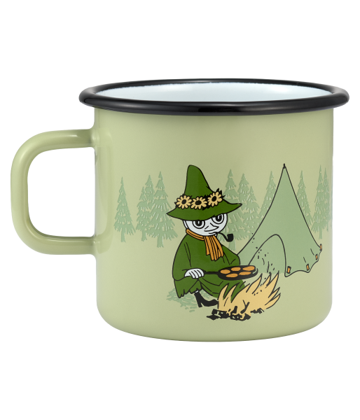 Emaille Tasse Mumin & Schnupferich Camper 550 ml