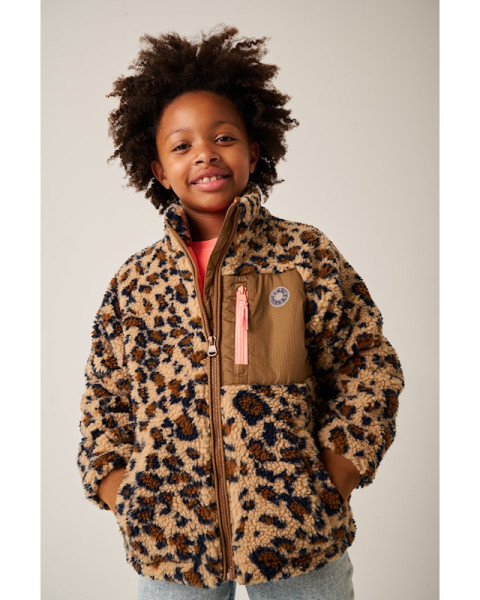 Fleecejacke 'Minnesota' Leopard
