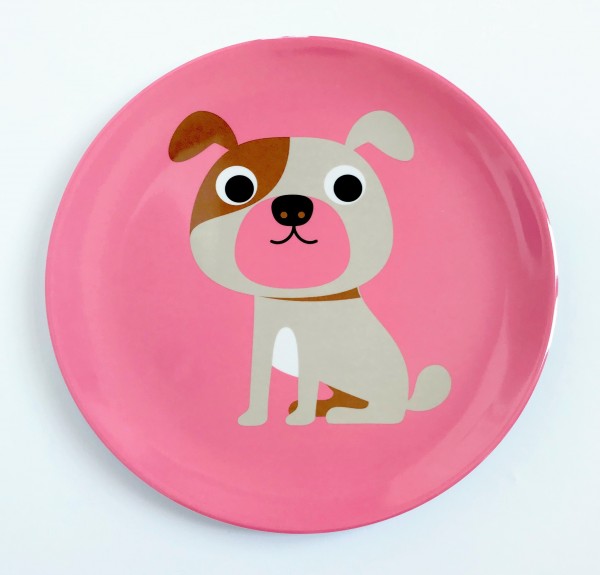 ommdesign teller hund jaettefint