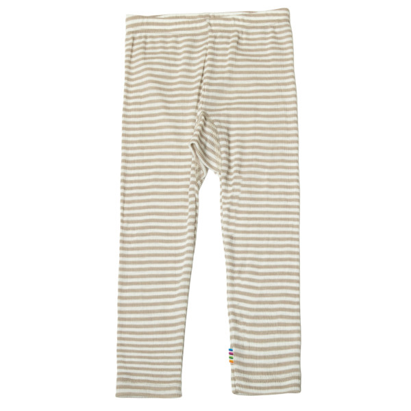 Joha Leggings Merinowolle Stripes Beige