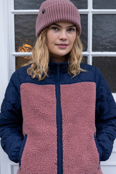 Fleecejacke Thermo 'Danehazel Navy/Rose'