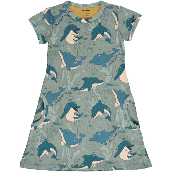 Meyadey Kurzarm Kleid Dashing Dolphin