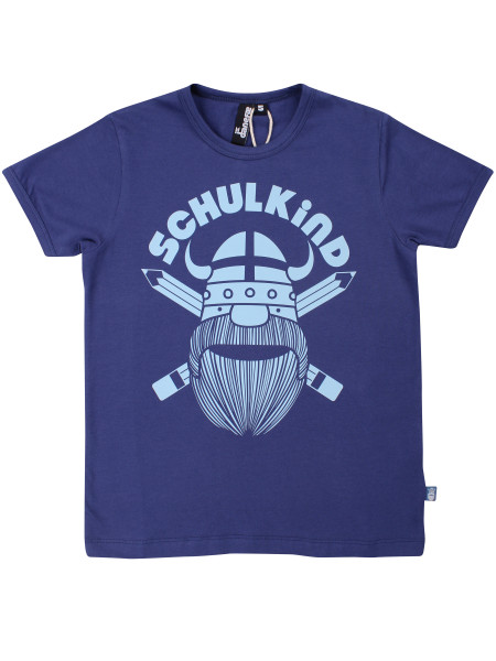 T-Shirt 'Schulkind dunkel blau' - Danefae