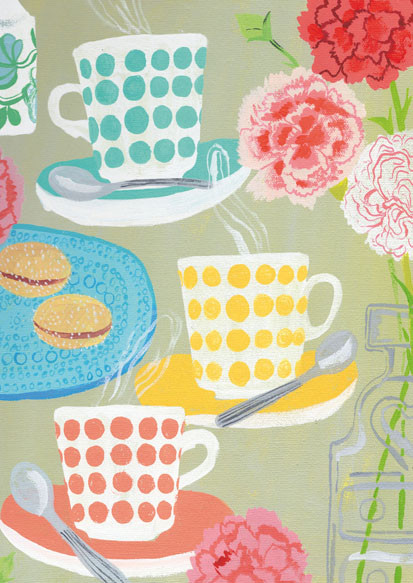 Postkarte 'Lusikkaleivät' - Kehvola