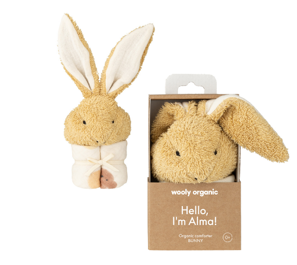 Schmusetuch Hase Kopf - organic