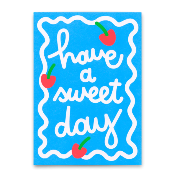Postkarte 'Sweet Day' - Deli Cards