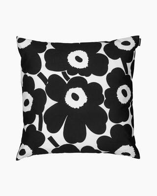 Marimekko Kissenbezug schwarz Unikko