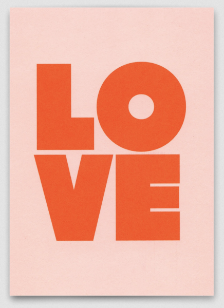 Postkarte Love Red - Deli Cards