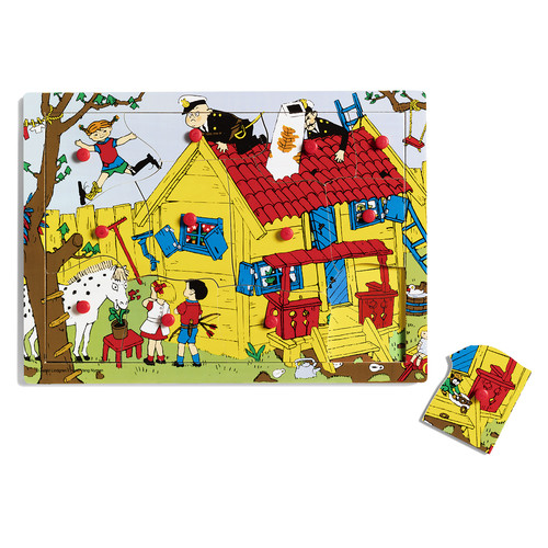 MICKI Pippi Langstrumpf Knopfpuzzle 12 Teile