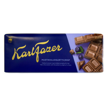 Jättegott Fazer Vollmilchschokolade mit Blaubeeryoghurtcrisp 190g