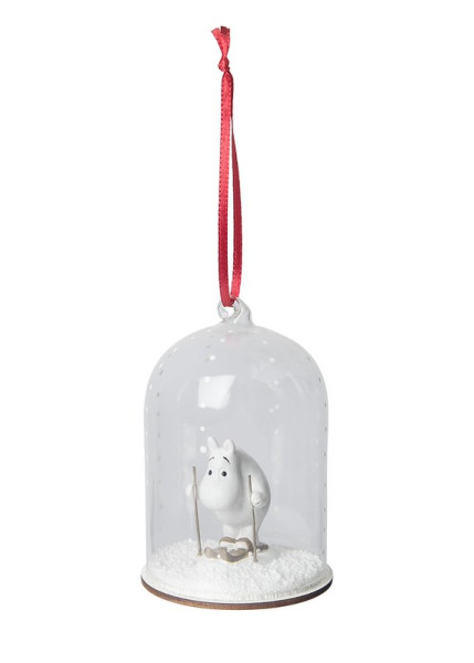 Weihnachtskugel mit Mumin Figur - Mumintroll