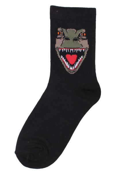 DYR Socken T-Rex schwarz