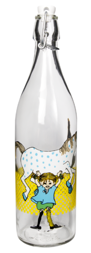 Muurla Pippi Langstrumpf Glasflasche 1 Liter