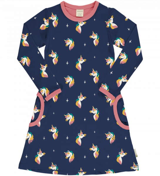 Langarmkleid Unicorn - Maxomorra