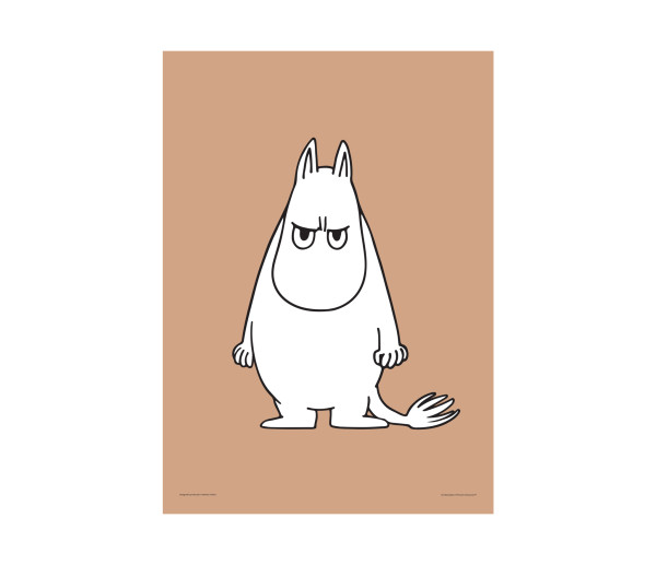 Nordic Buddies Poster Mumin Angry