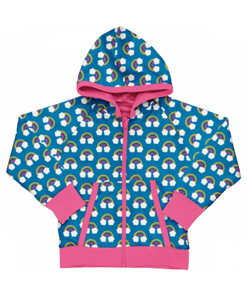 Maxomorra Hoodie Jacke Adult Farm Rainbow