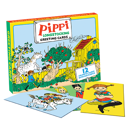 Pippi Langstrumpf Klappkarten