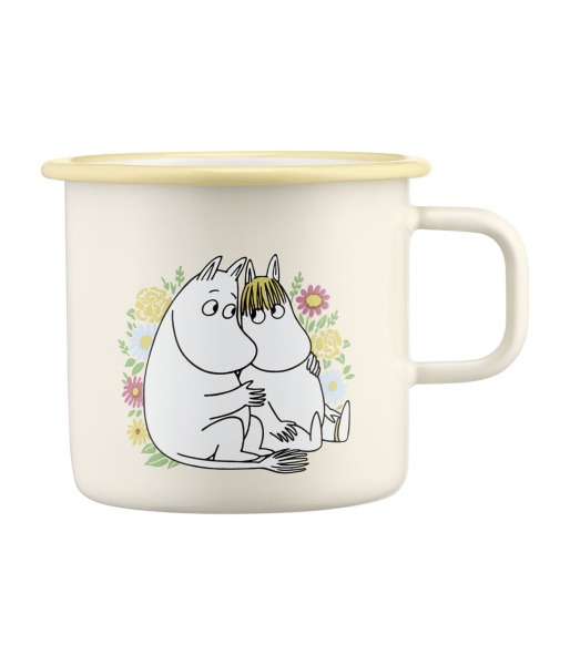 Emaille Tasse Mumin & Snorkfräulein Flowers 550 ml