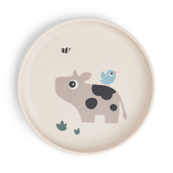 Foodie Teller Tiny Farm beige