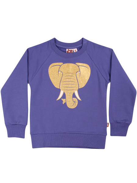 Pullover 'Dyrbellow Elefant Lila'