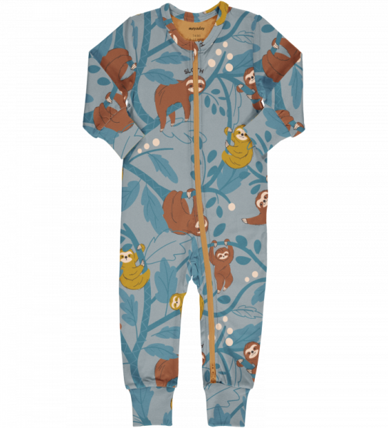 Langarmstrampler Zipper Faultiere Meyadey