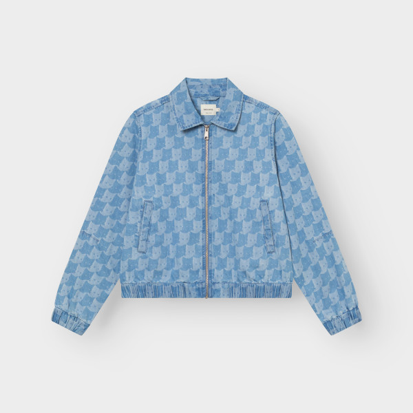 Jacke Sunna Denim Pepita Cats Light Blue