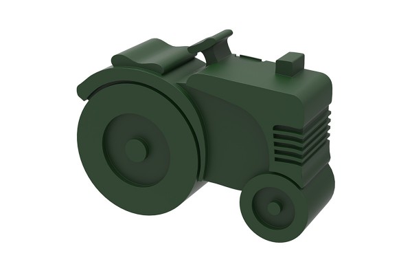 Blafre Lunchbox Traktor dunkelgrün