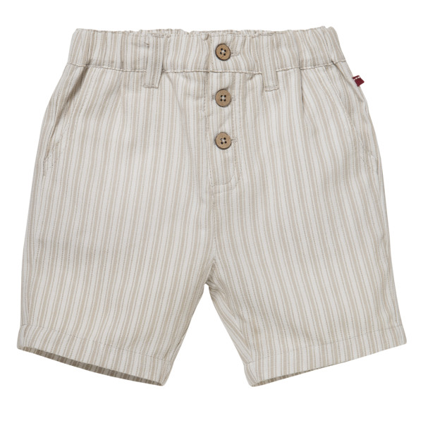 People Wear Organic Shorts Beige Weiss gestreift