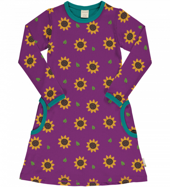Langarmkleid Sunflower - Maxomorra