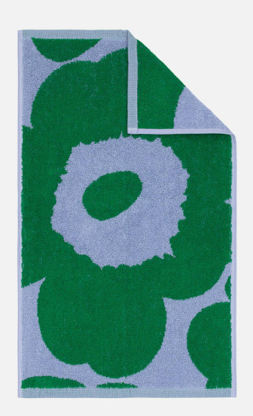 Marimekko Handtuch klein Unikko Handtuch blau grün