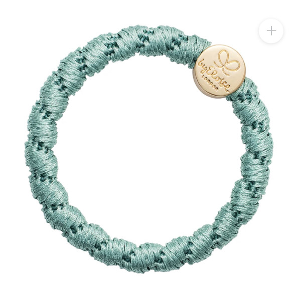 By Eloise Haargummi Woven Gold Circle turquoise