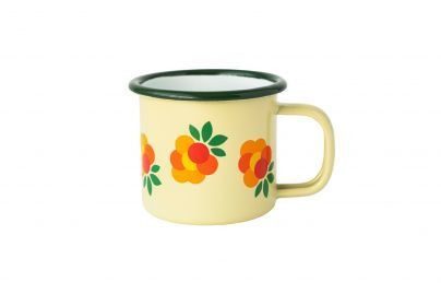 Blafre Emaille Tasse Retro Cloudberry