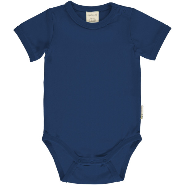 Maxomorra Body Kurzarm Navy