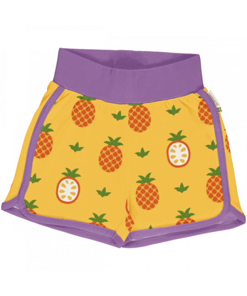 Maxomorra Runner Shorts Pineapple